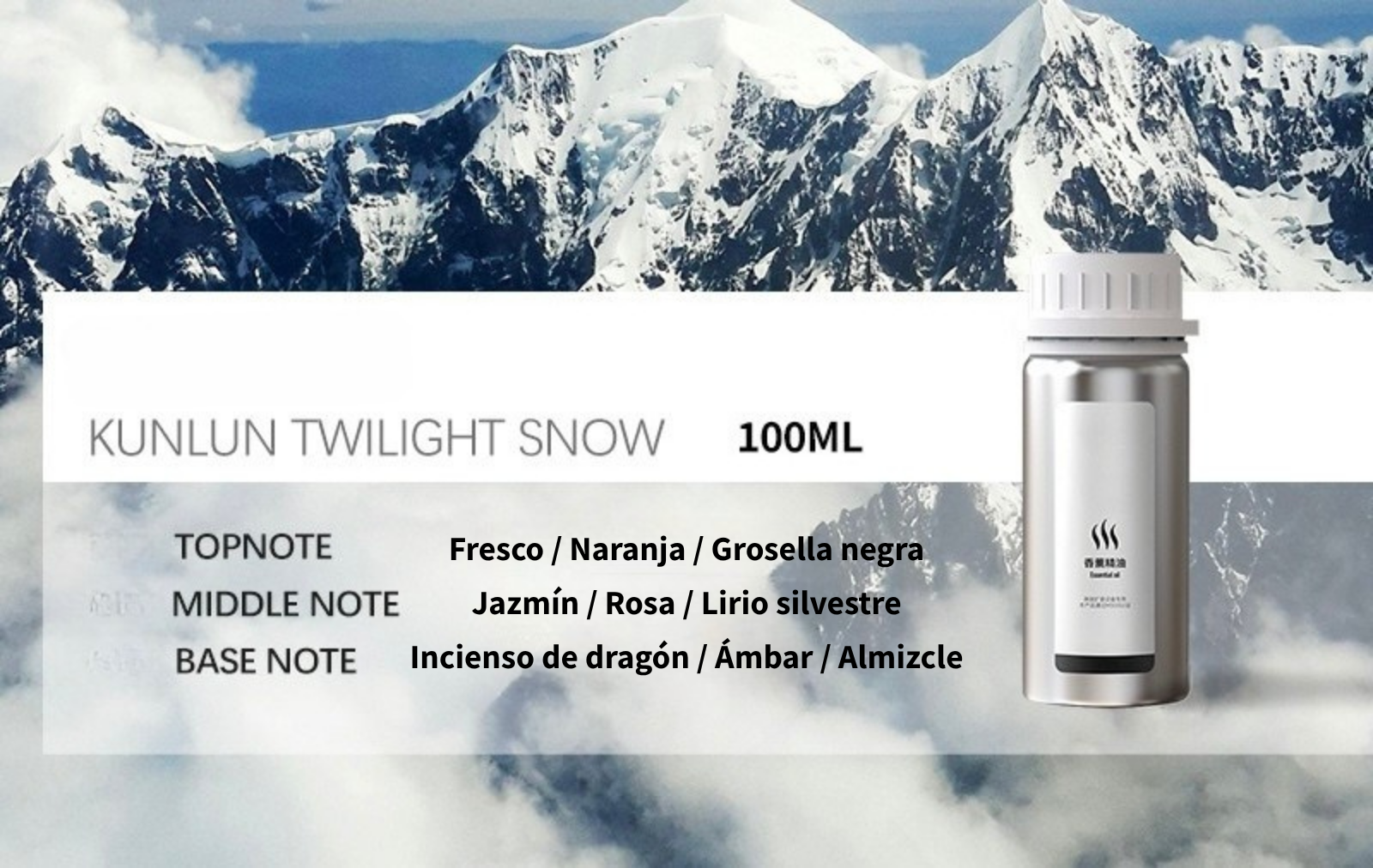 Aceite Esencial Kunlun Twilight Snow LUNYSA (100ml)
