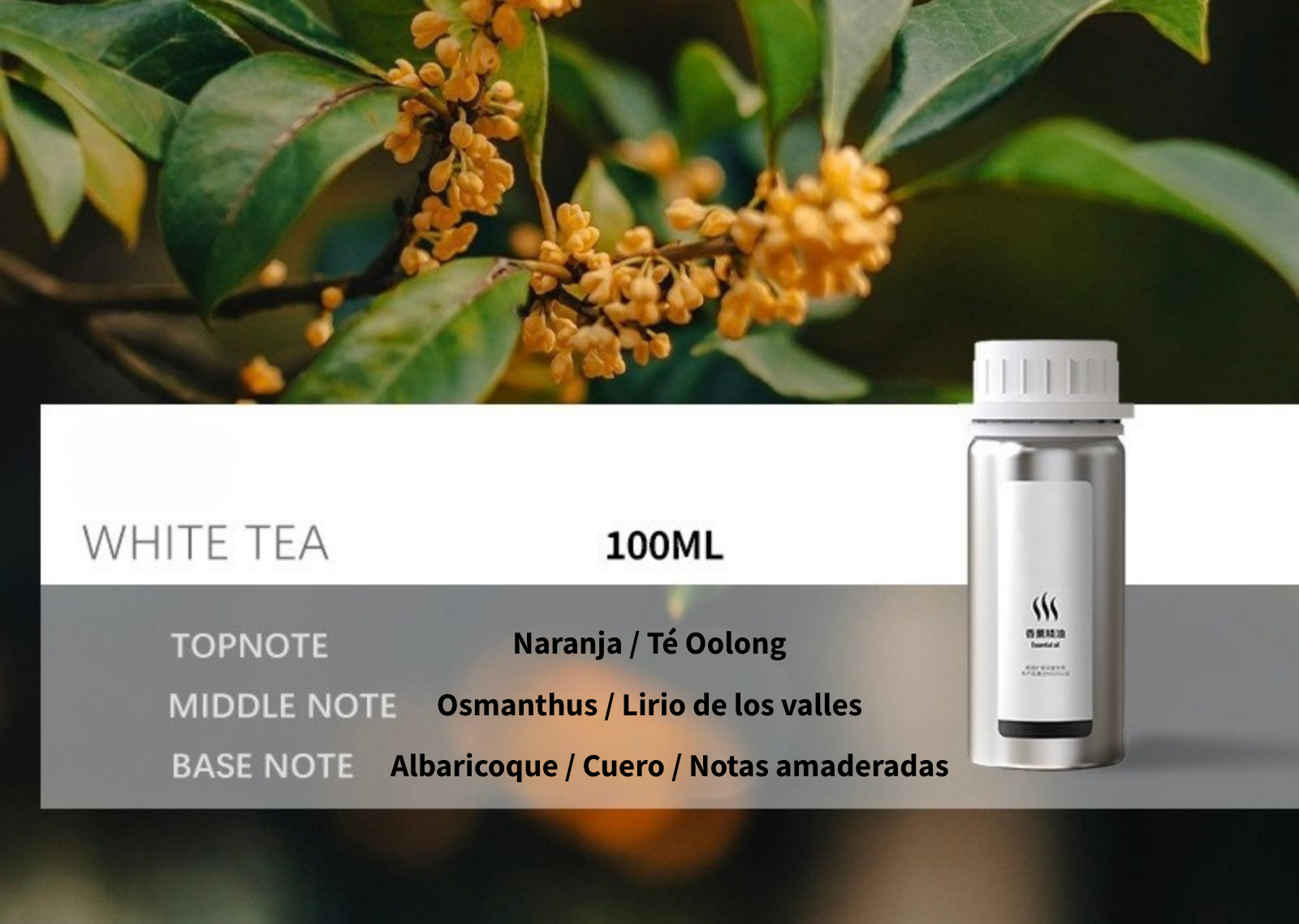 Aceite Esencial White tea LUNYSA (100ml)